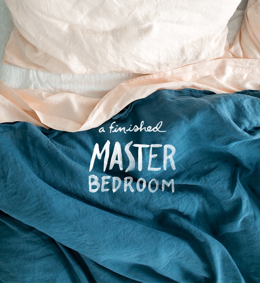A Finished Master Bedroom with BEHR | The Fresh Exchange