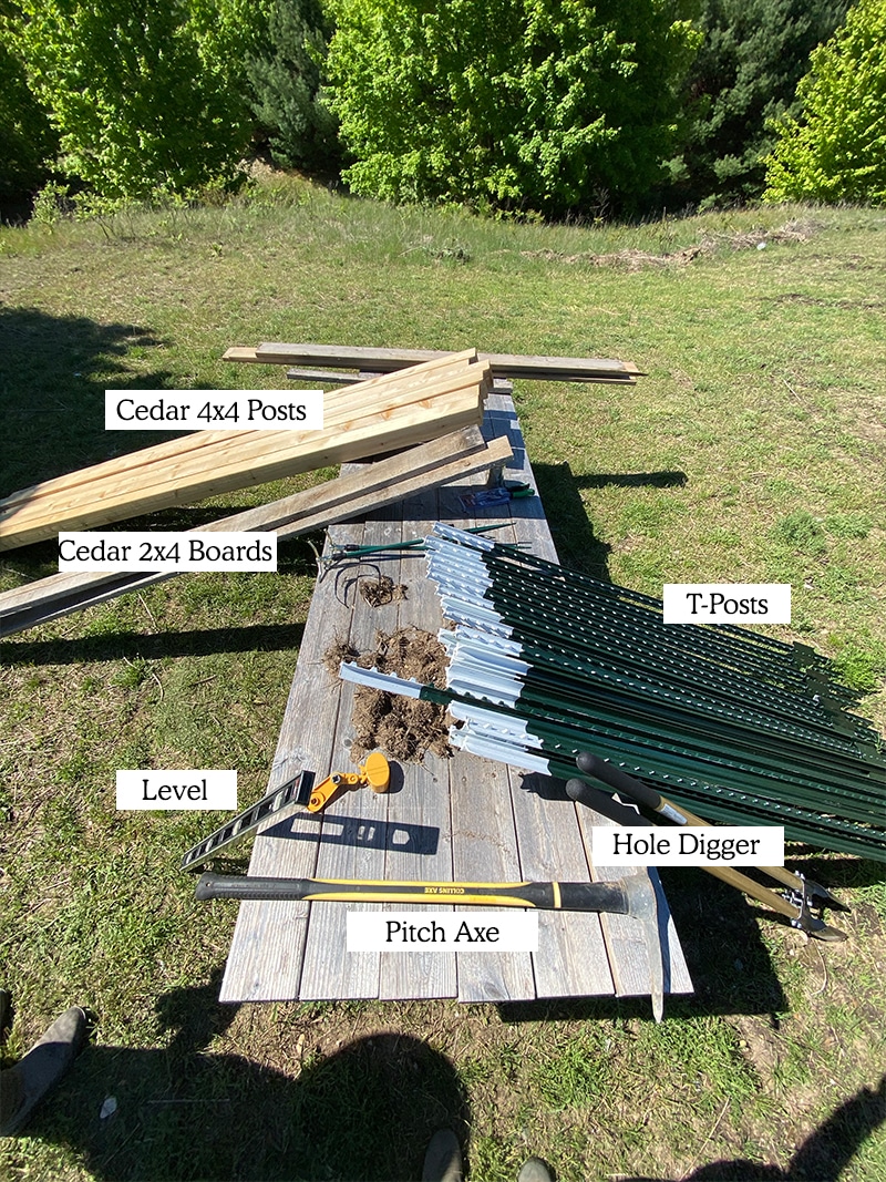 como construir uma cerca de Jardim DIY de forma acessível que manterá os cervos fora do seu jardim.