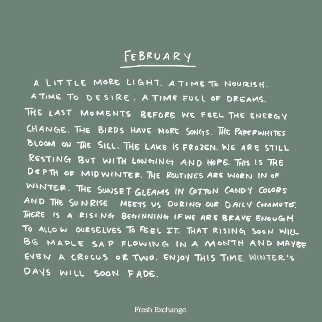 February 2022 Quote