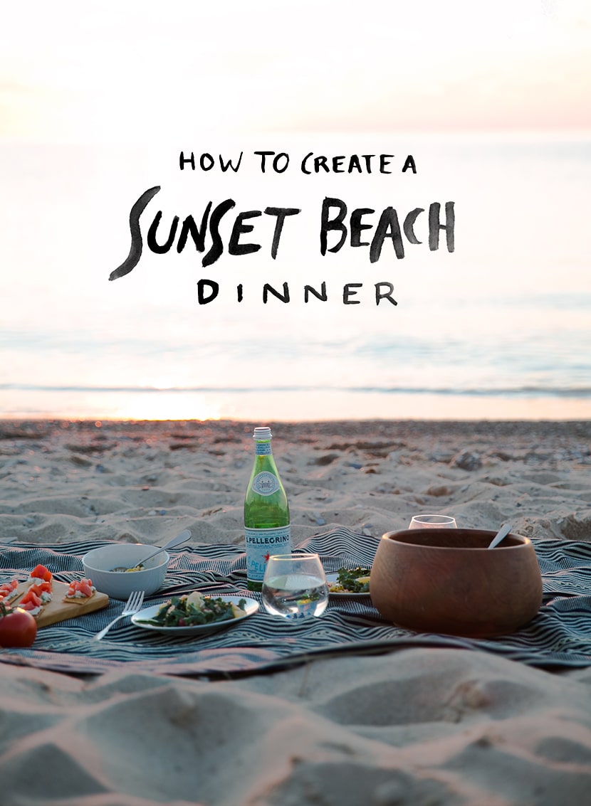 Create a Sunset Summer Beach Dinner