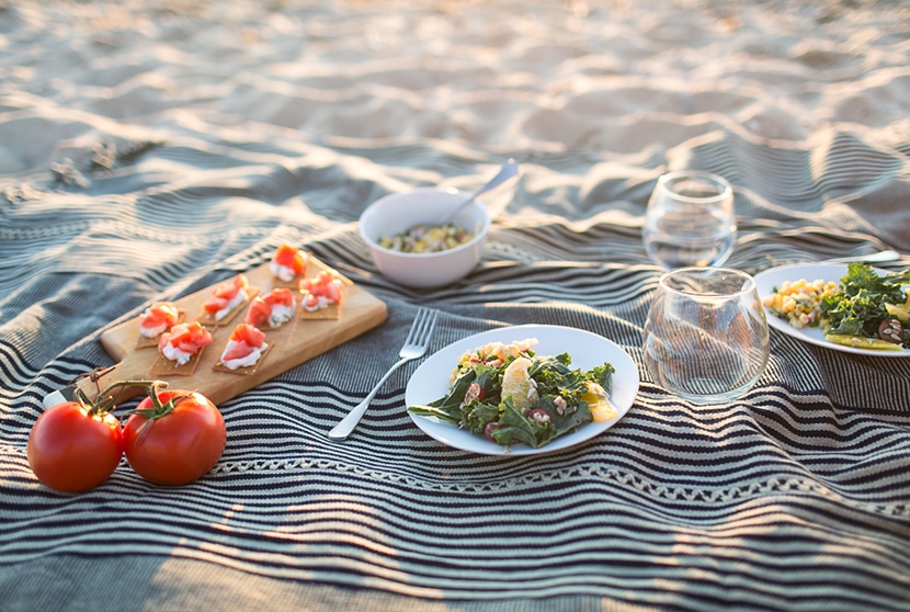 Create a Sunset Summer Beach Dinner