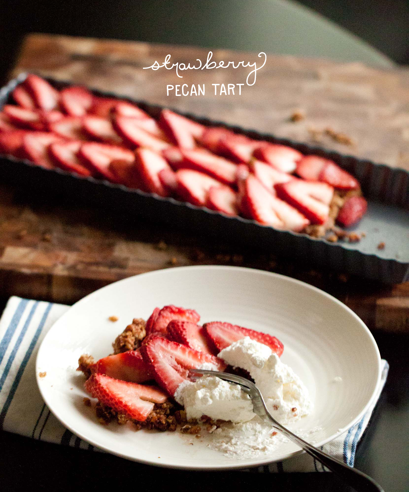 Just 5: Strawberry Pecan Tart from Passports and Pancakes | The Fresh Exchange