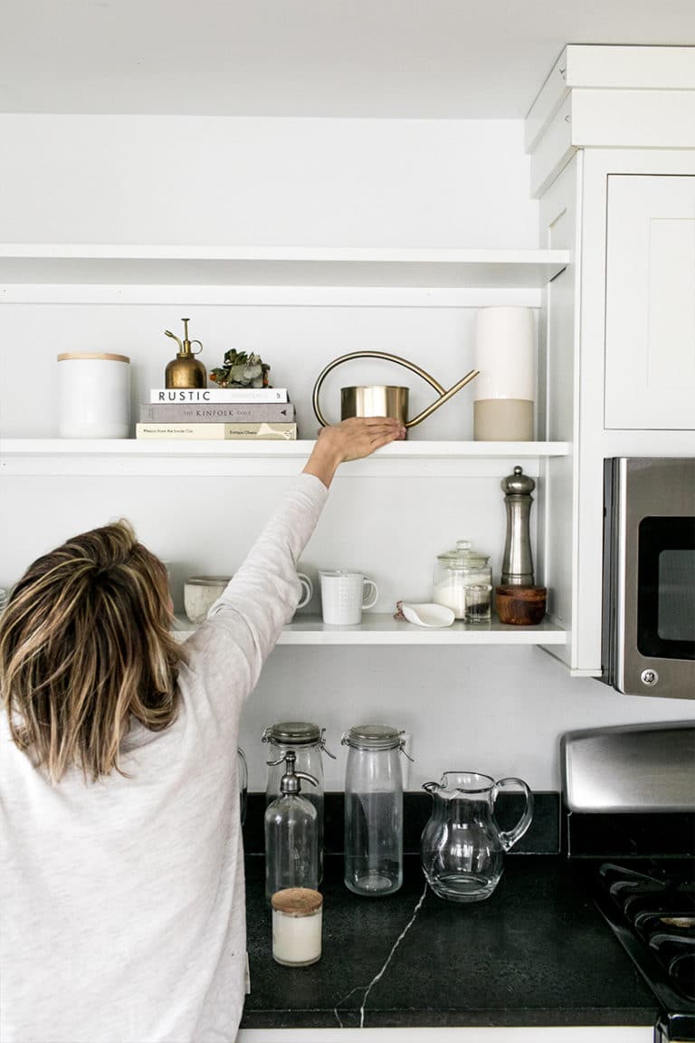 Best Tips for Organizing Open Shelving In The Kitchen - Fresh Exchange