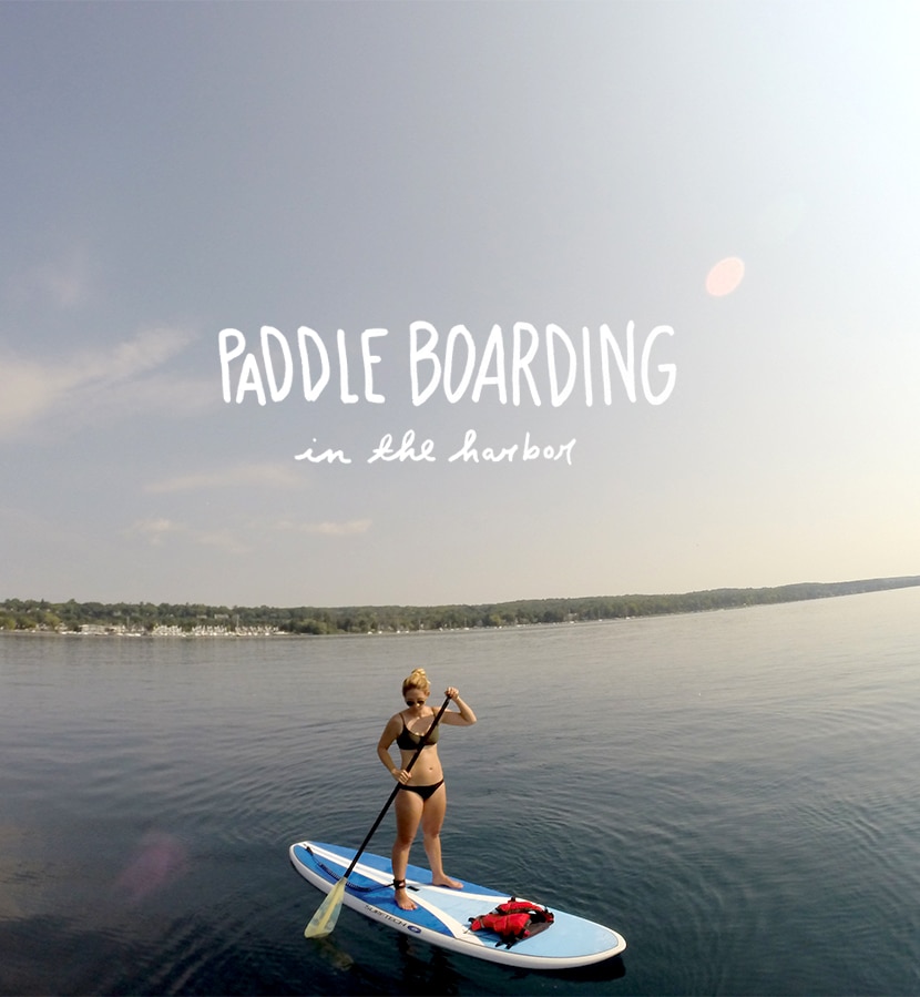 Paddle Boarding the Harbor