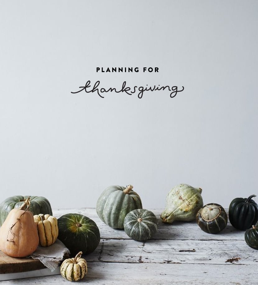 Planning for Thanksgiving