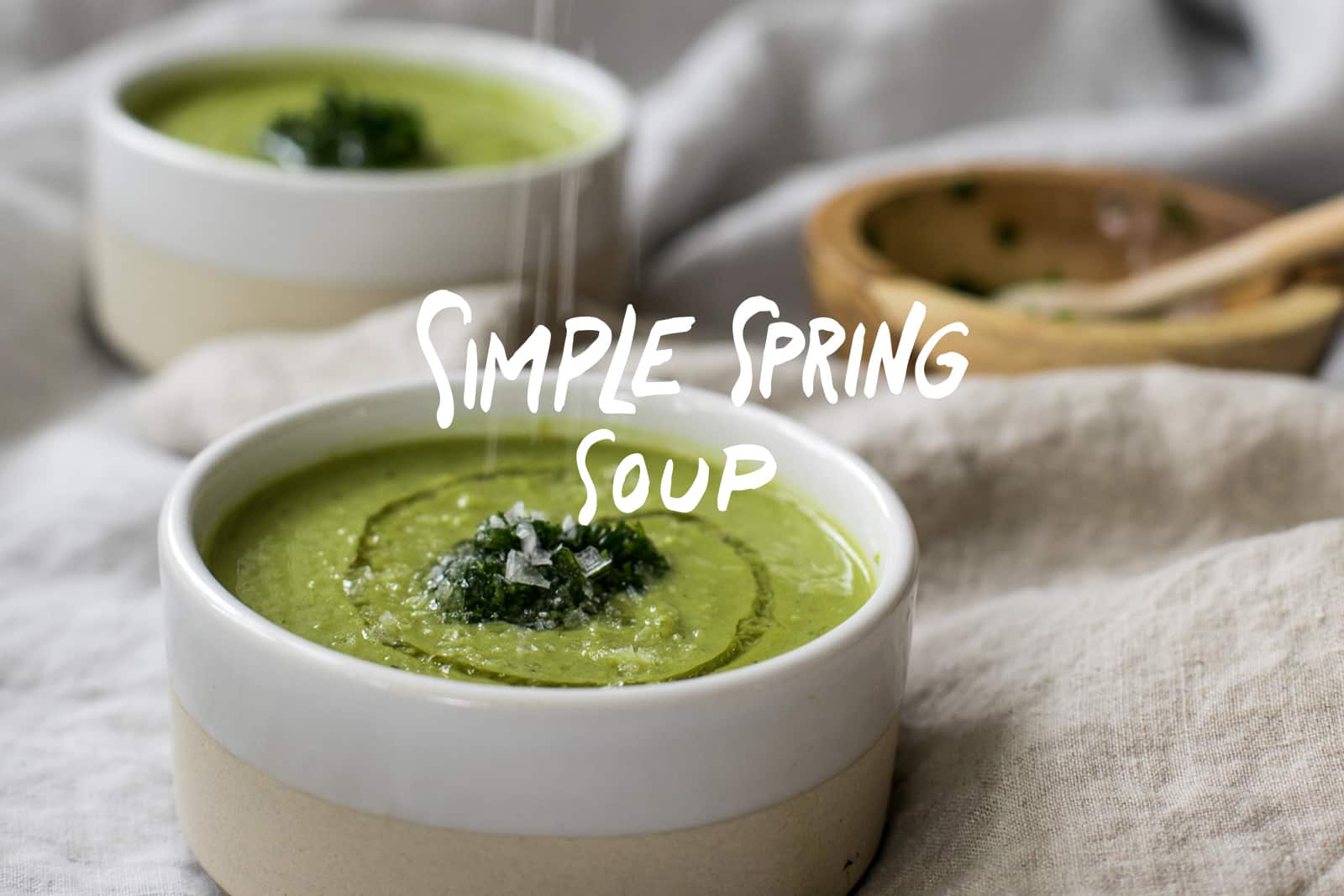 A Simple Vegan Spring Soup