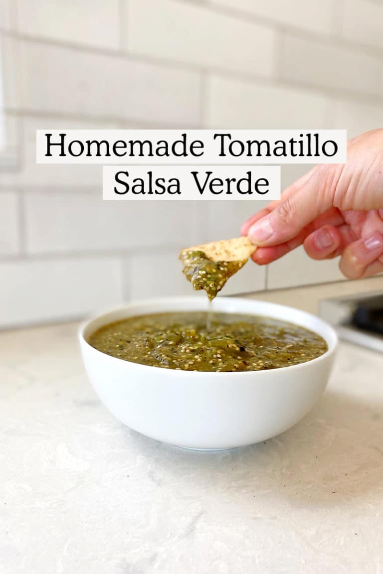 Homemade Tomatillo Salsa Verde Recipe Fresh Exchange